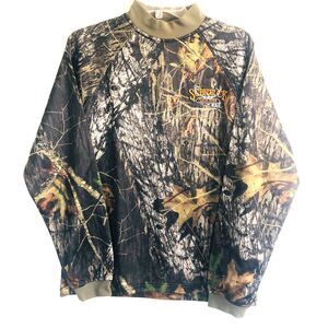 Scentlock Savanna EXT Cameo Mock-Neck odor Control Hunting Shirt / Med